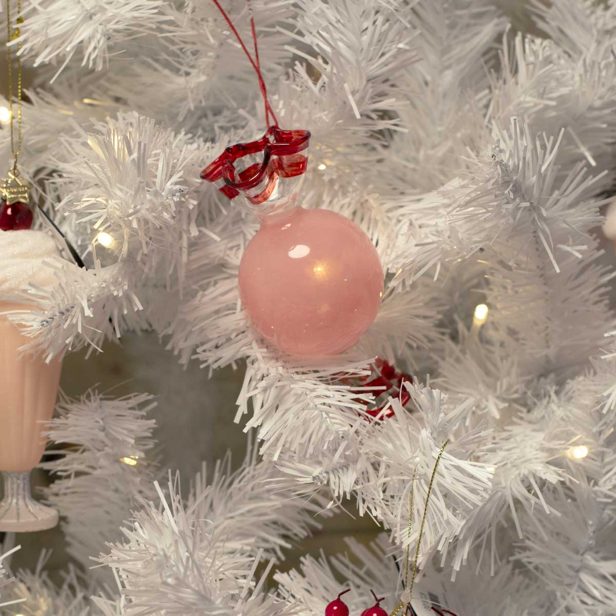 Candy Ornament Pink/Red