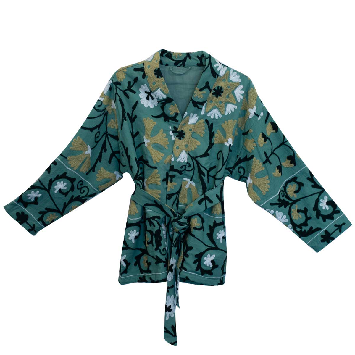 Hand Embroidered Kimono Jacket Asst