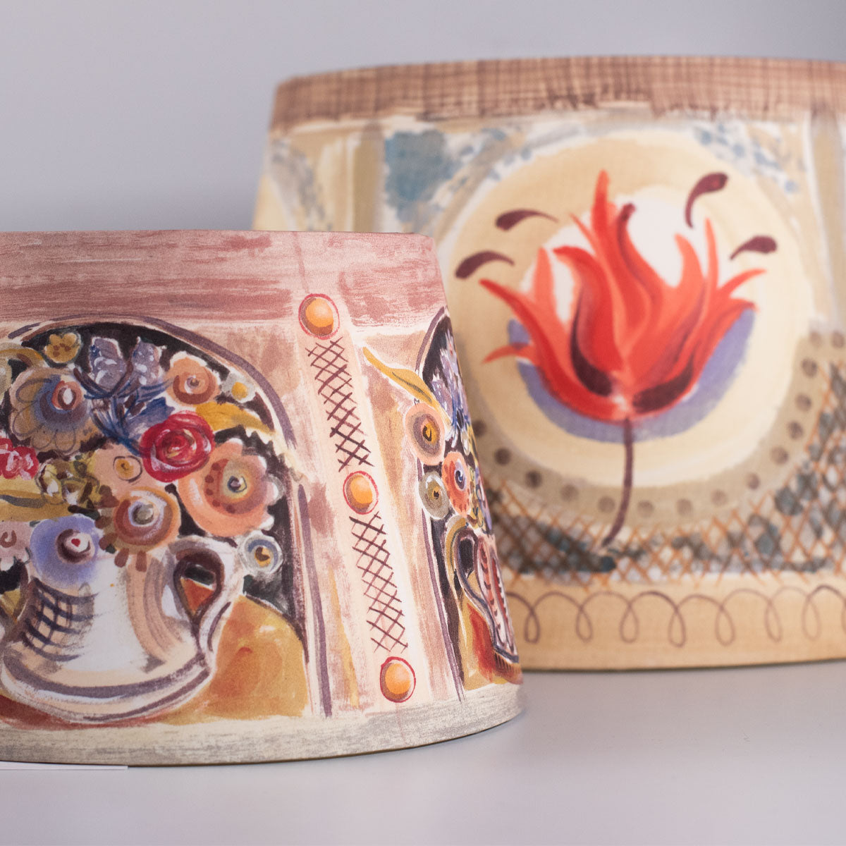 Tulips Large Square Lampshade