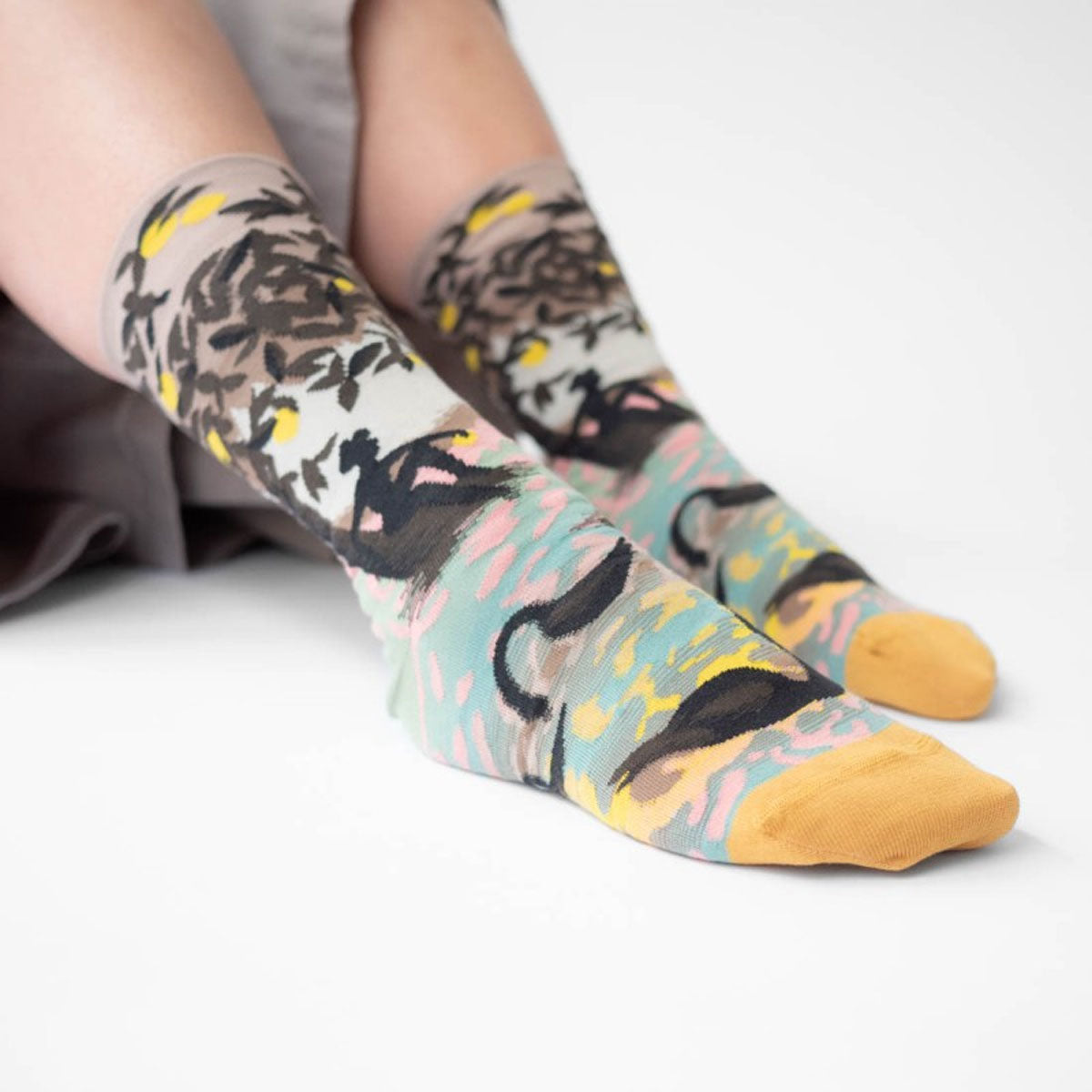 Socks Multi Colour Landscape