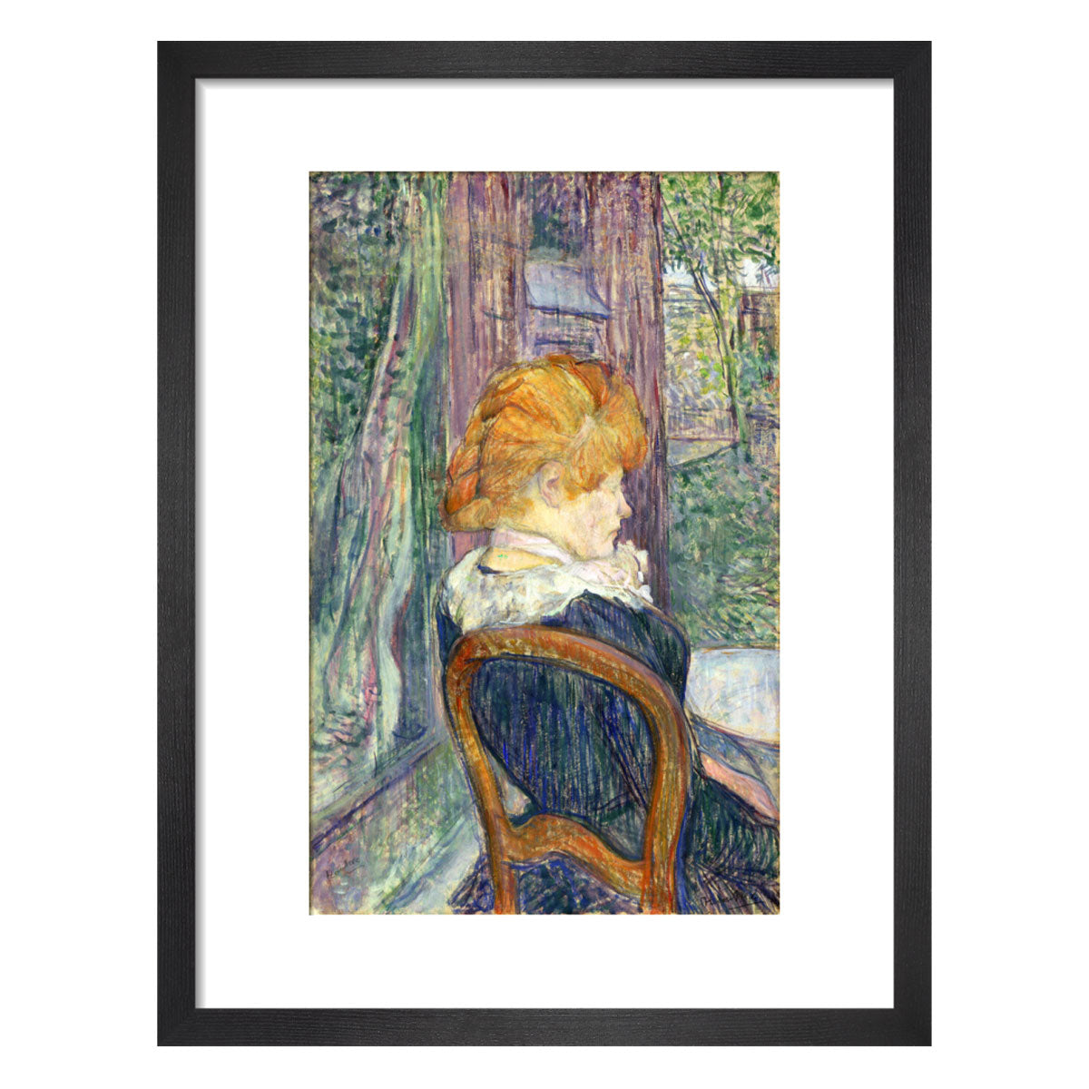 A Woman Seated in a Garden