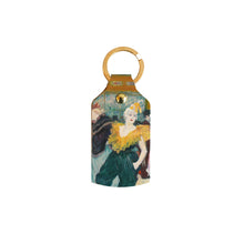 Load image into Gallery viewer, Leather Keyring Toulouse Lautrec Clown Cha-U-Kao
