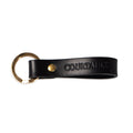 Keyring Courtauld Black Leather
