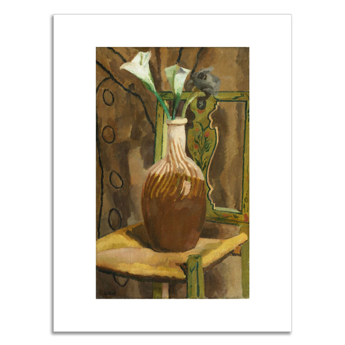 Arum Lilies and Iris