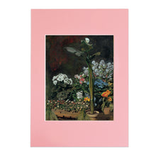 Load image into Gallery viewer, Mounted Print A4 Renoir Lily and Plants
