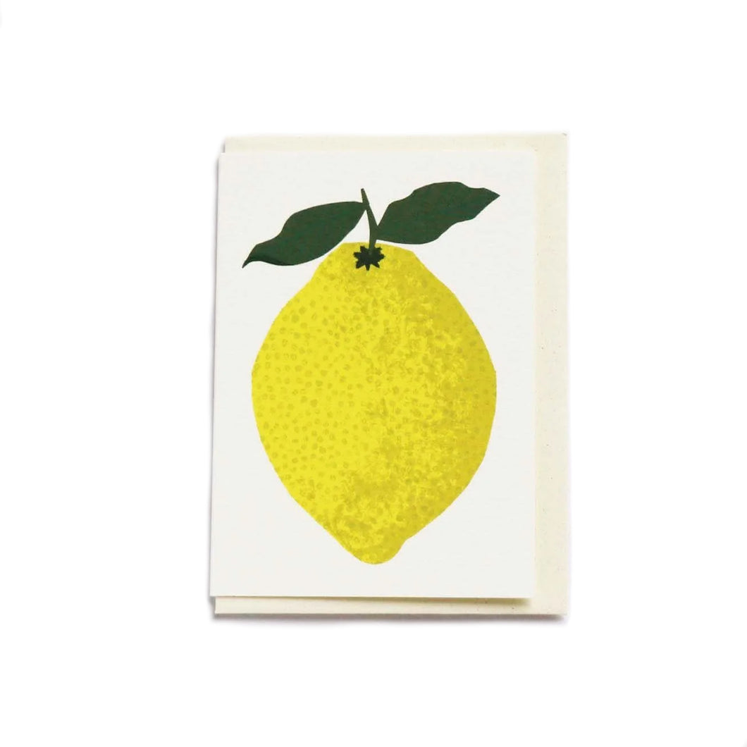 Greetings Card Mini Lemon