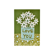 Load image into Gallery viewer, Love You Flowers Greetings Card
