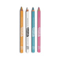 Four colorful lip pencils with 'Famaki' branding on a white background