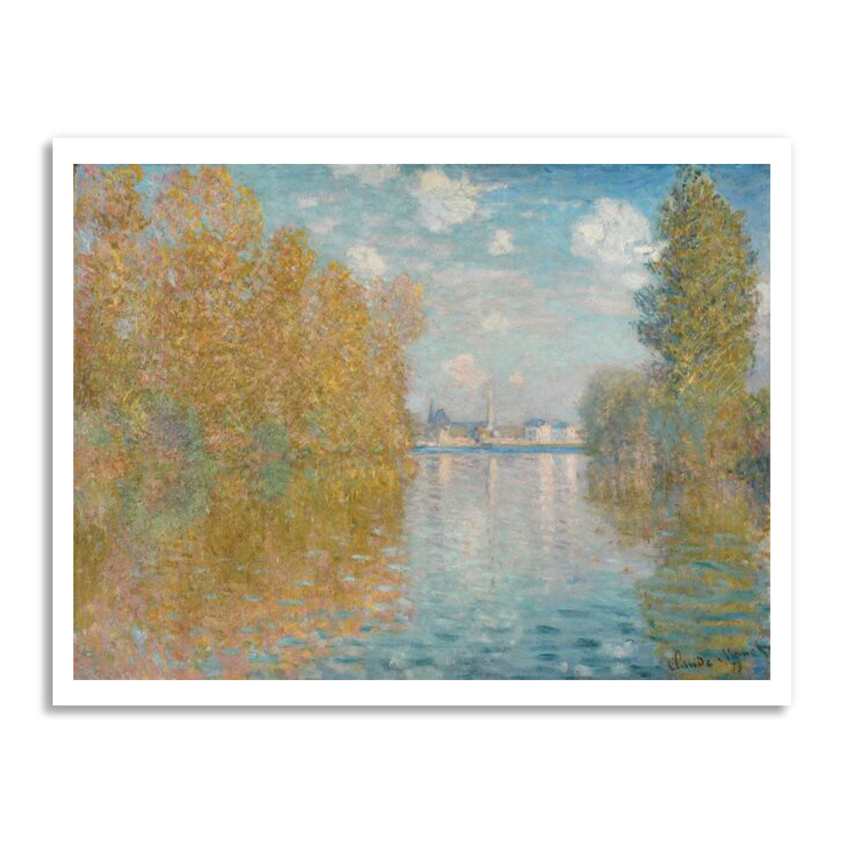 PC Claude Monet Autumn Effect at Argenteuil