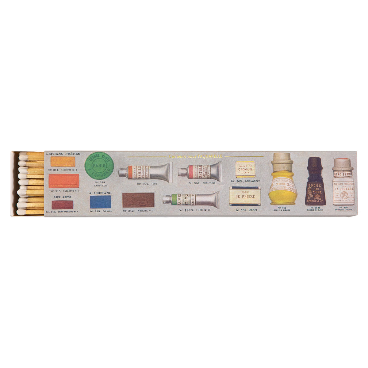 Match Strikes Paint Tubes Long