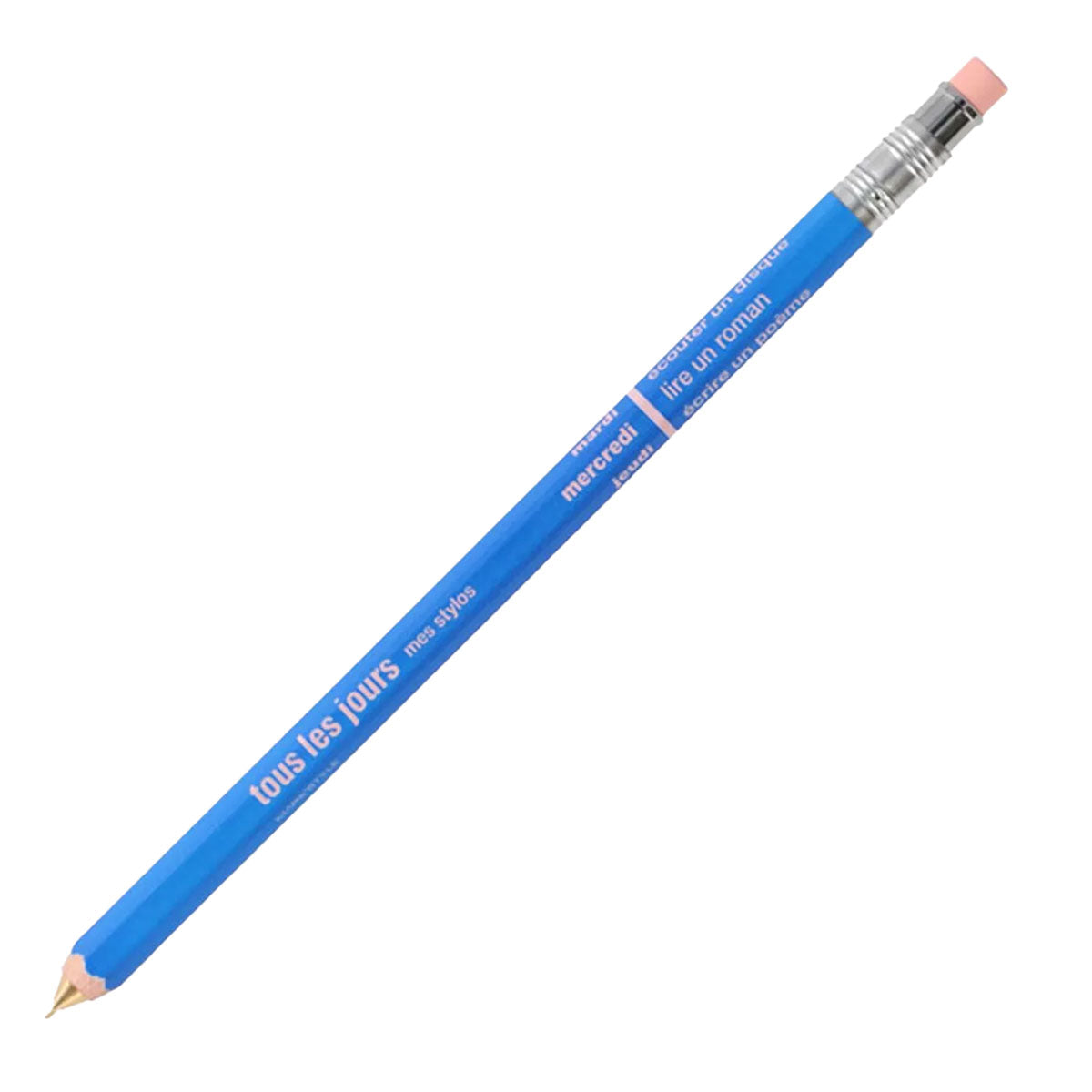 Mechanical Pencil with Eraser - Ocean Blue