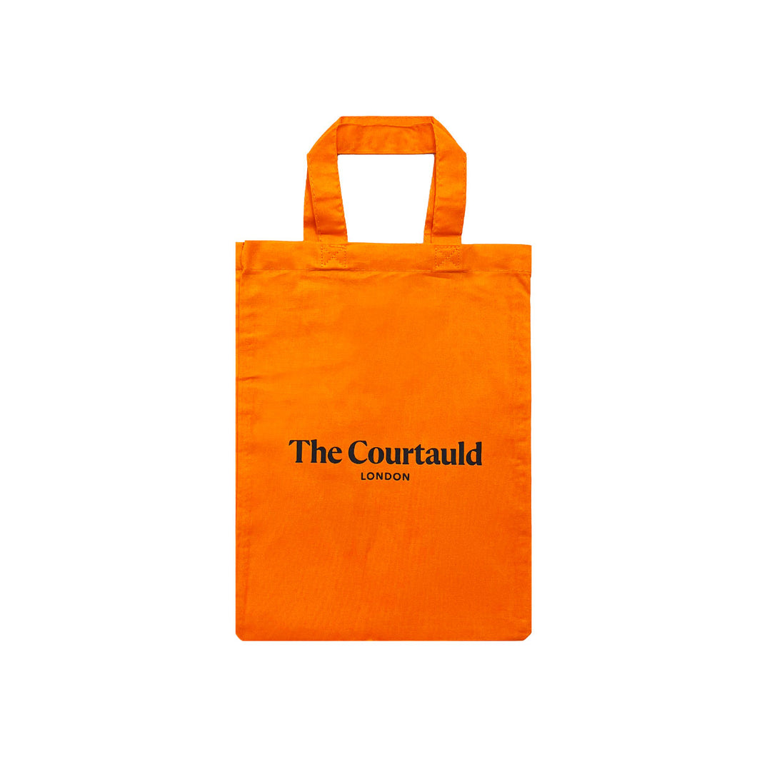 Orange tote handbag on sale