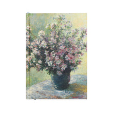 Load image into Gallery viewer, A5 Notebook Monet Vase of Flowers
