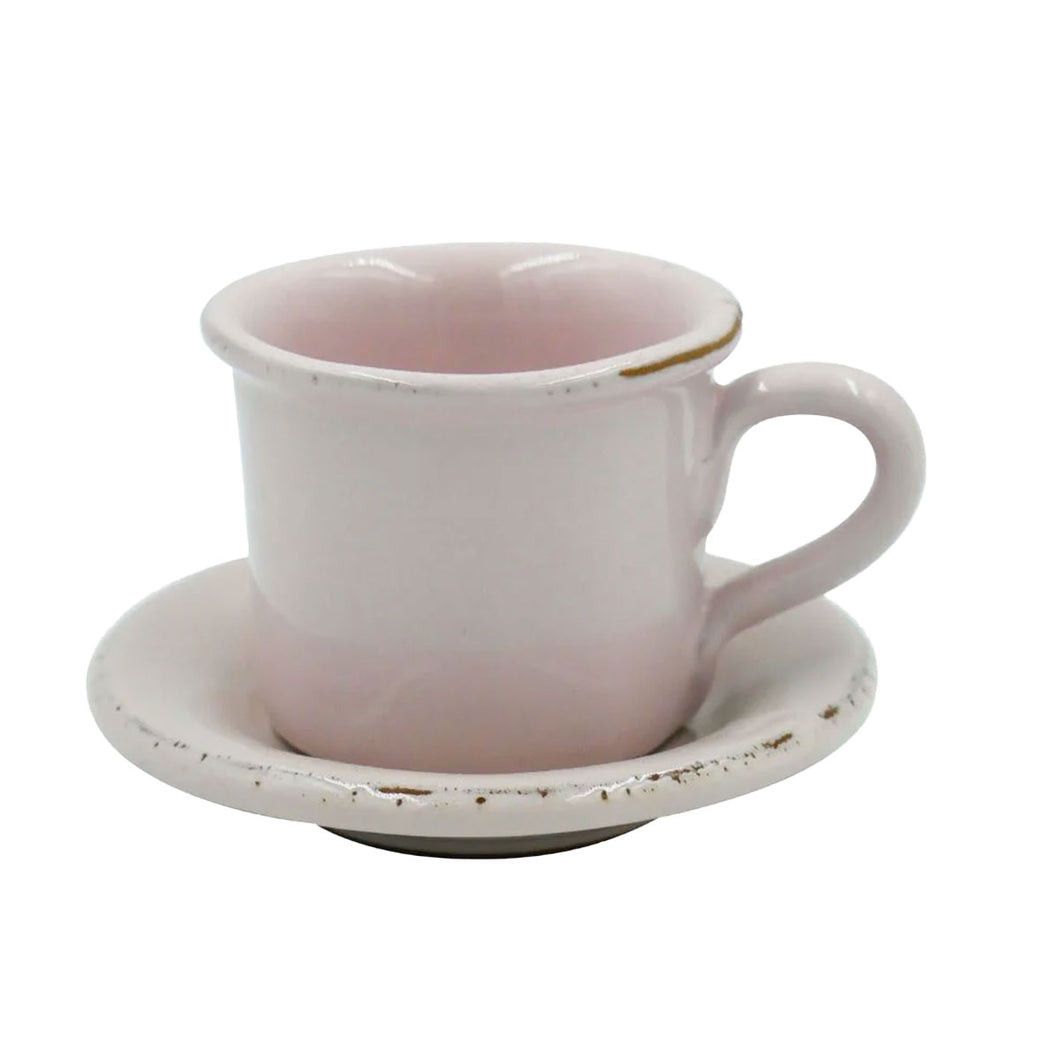 Espresso Mug & Saucer pink