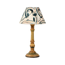 Load image into Gallery viewer, Blue Muse Small Cone Lampshade
