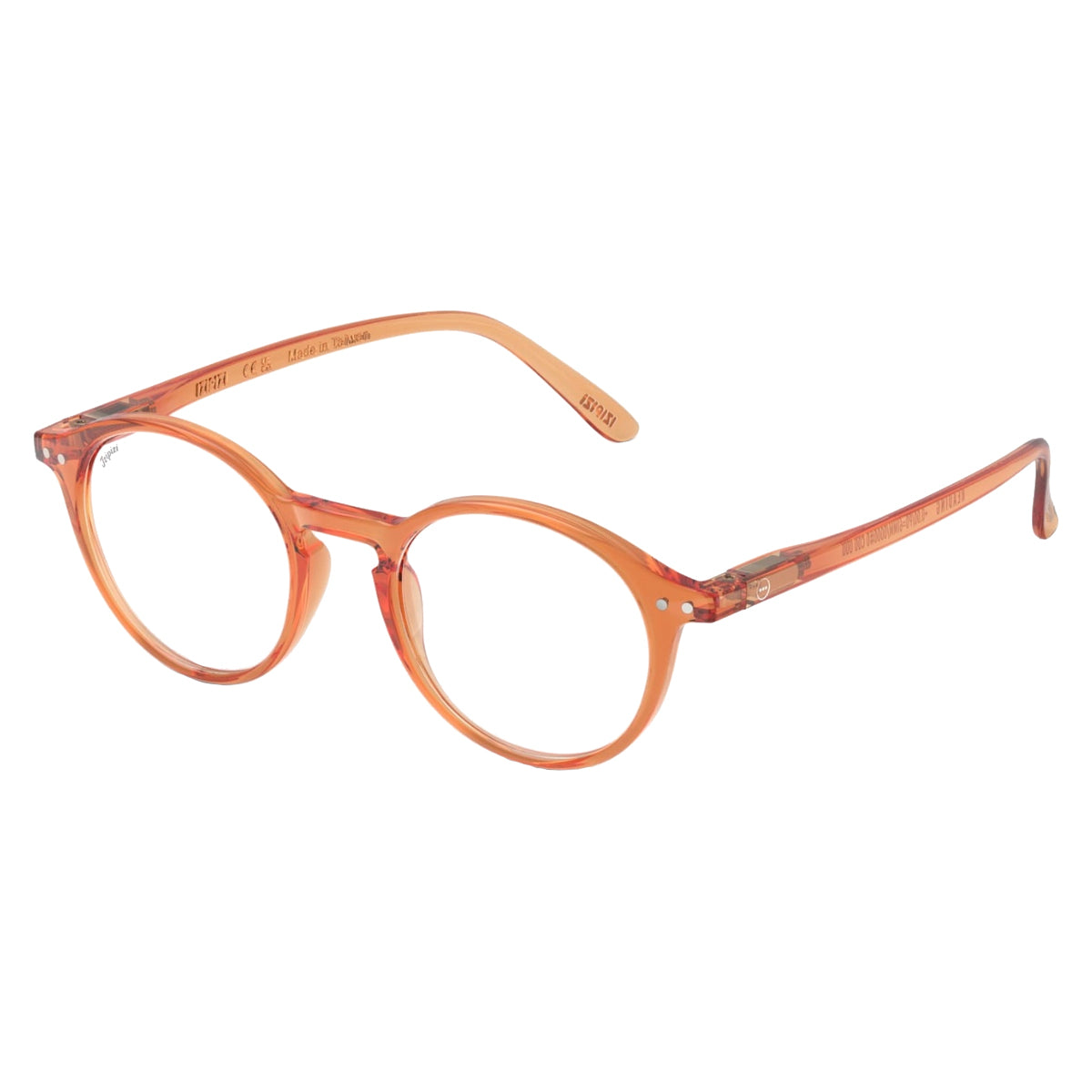 Reading Glasses Round D Orange