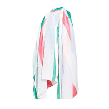 Load image into Gallery viewer, Scarf Pink Blue Stripe
