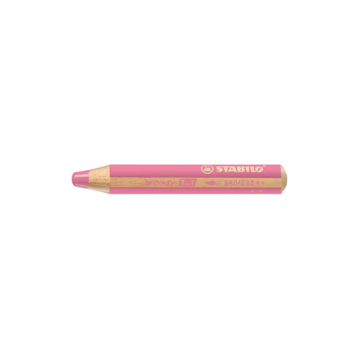 Pencil STABILO Woody 3 in 1 Pink – The Courtauld Shop