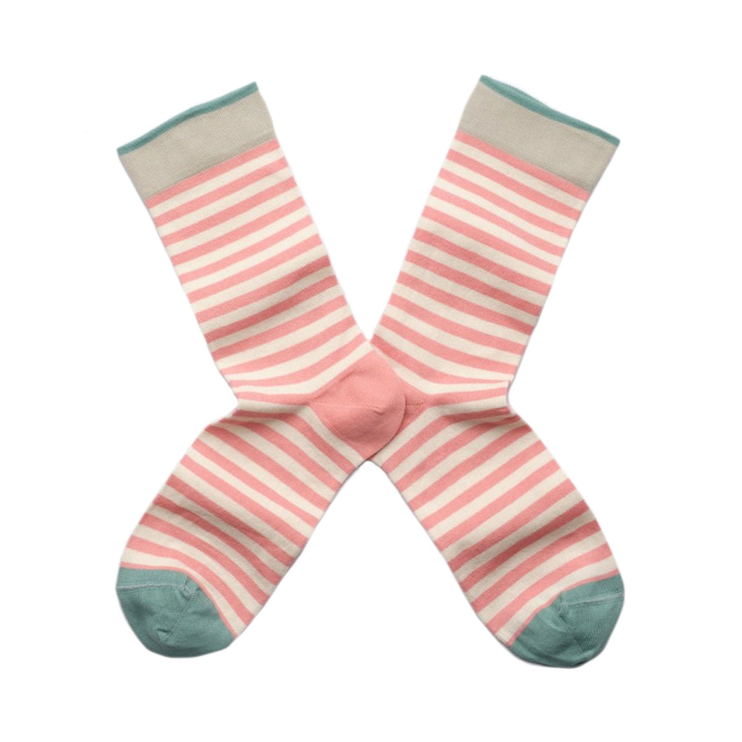 Socks Pink Stripe