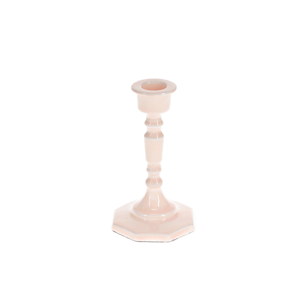 Enamel Candlestick Pink