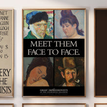 Load image into Gallery viewer, Face To Face archive poster
