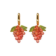 Load image into Gallery viewer, Raspberry Jelly Earrings
