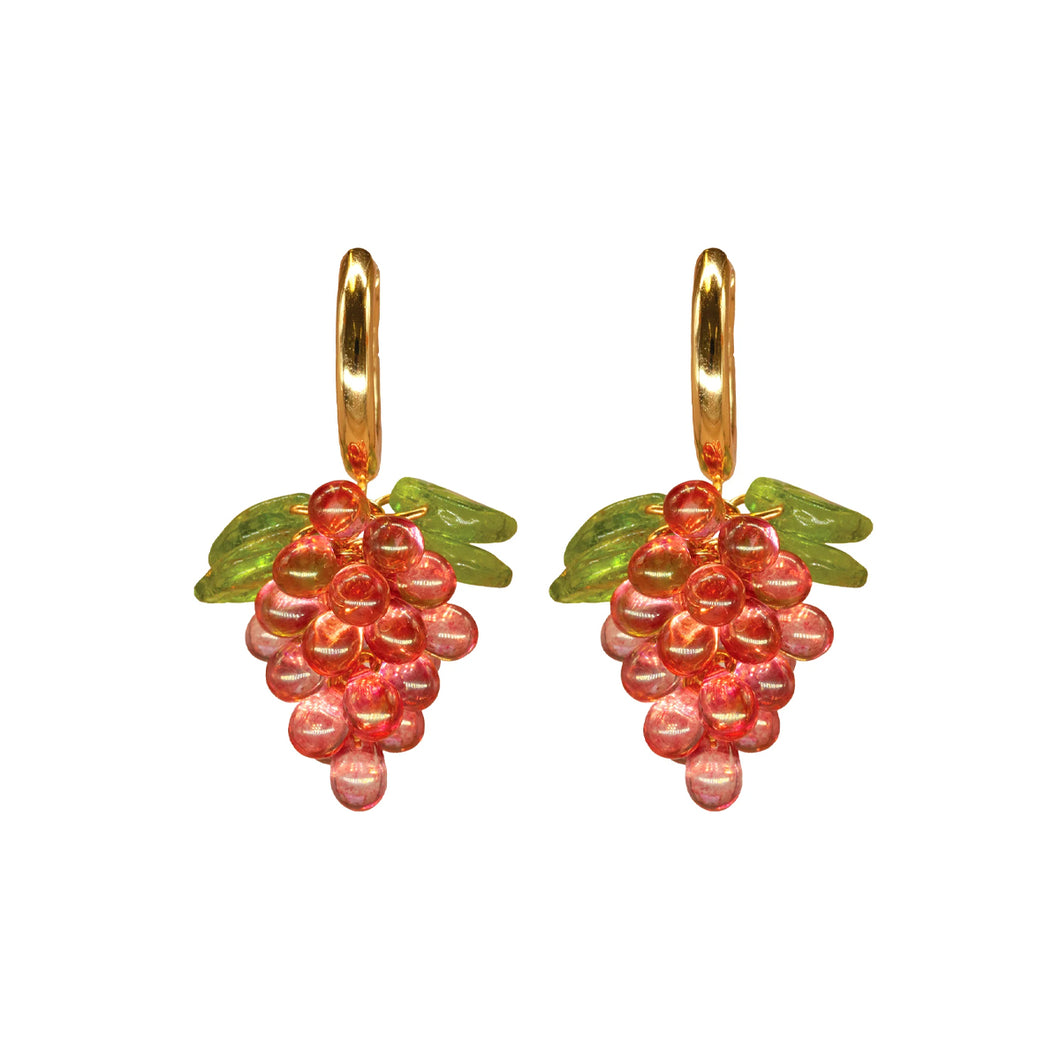 Raspberry Jelly Earrings