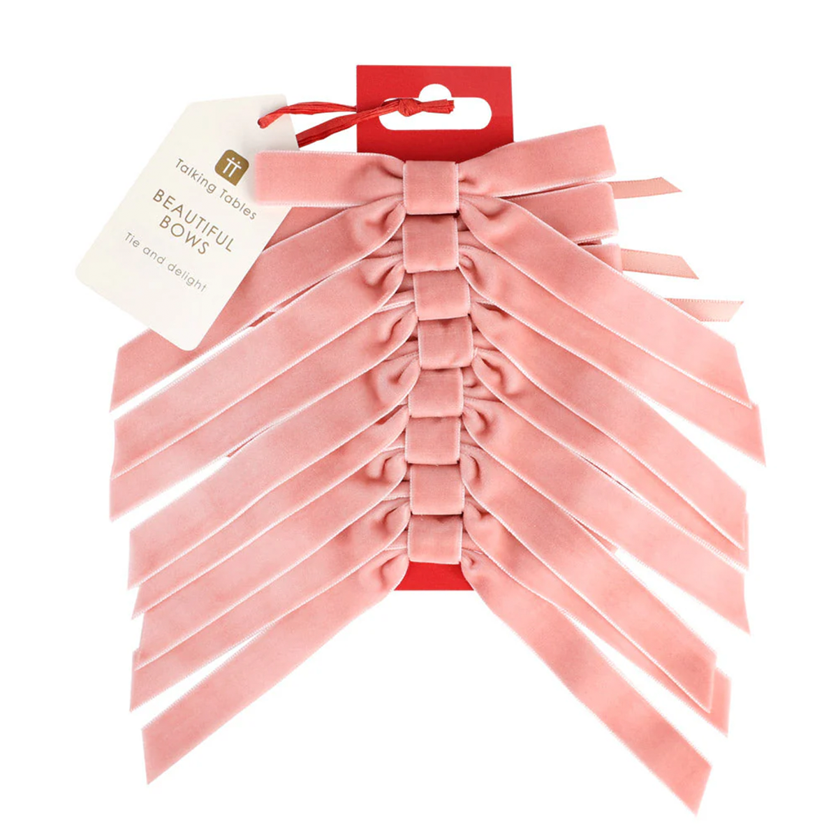 Pink Velvet Decorative Bows