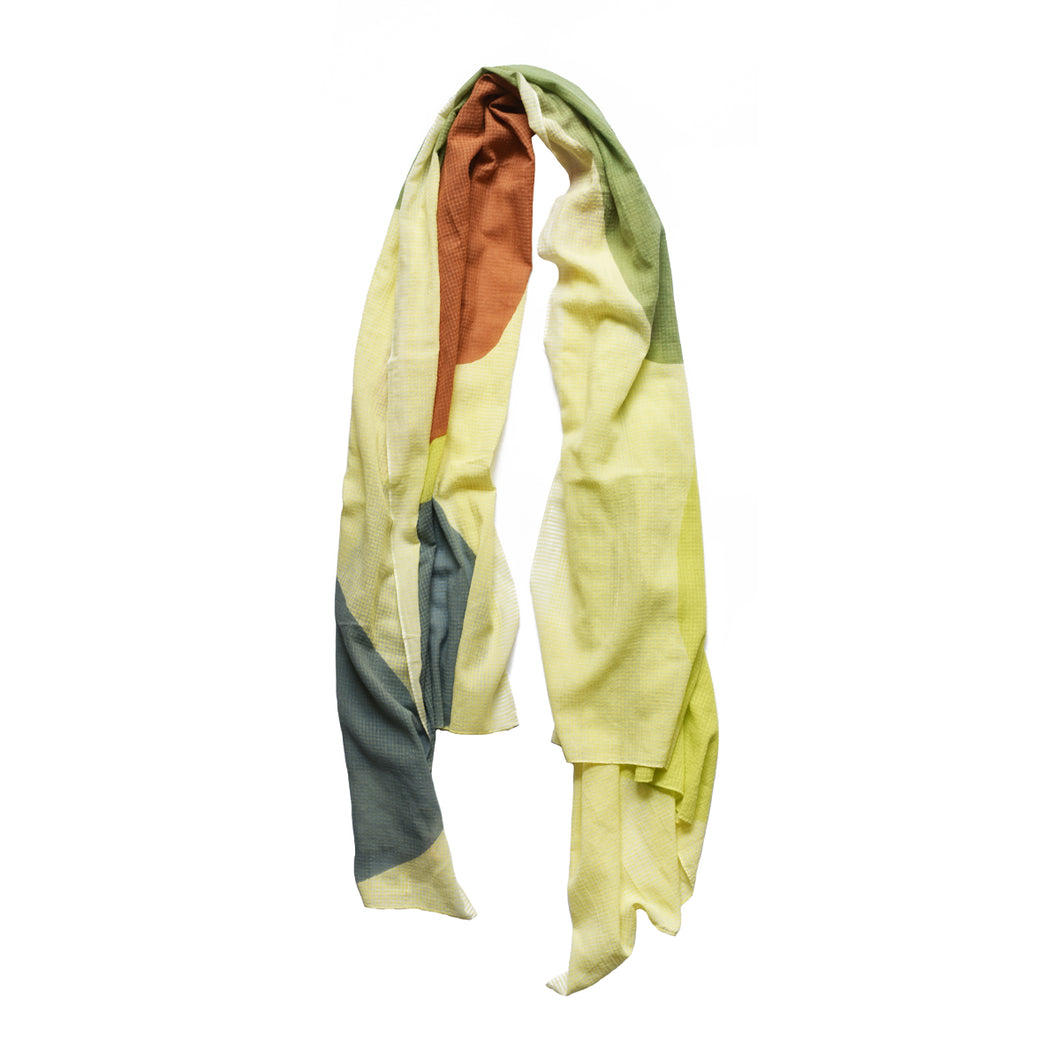 Scarf Spots Pastel Yellow