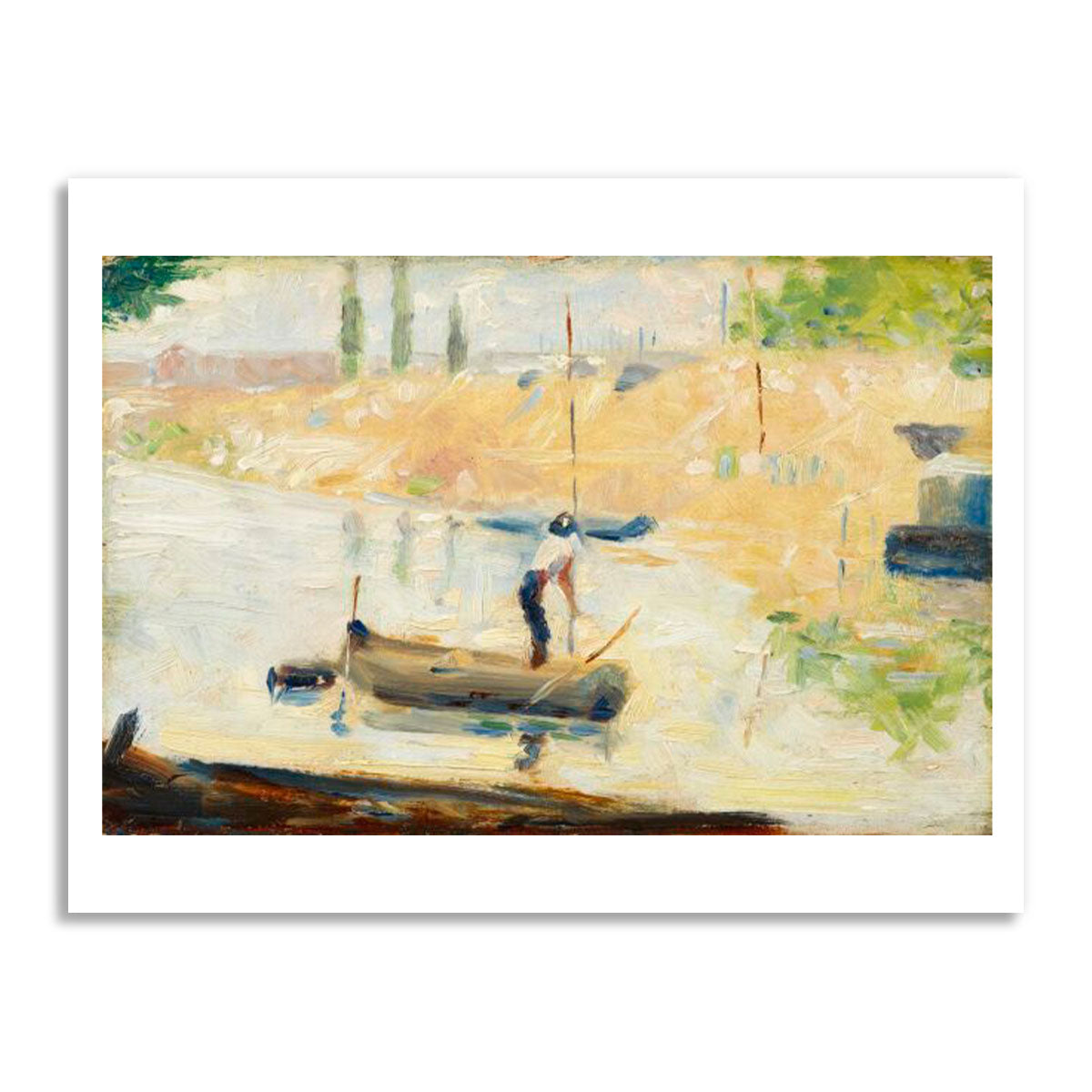 PC Georges Seurat Boat by the Bank Asnieres