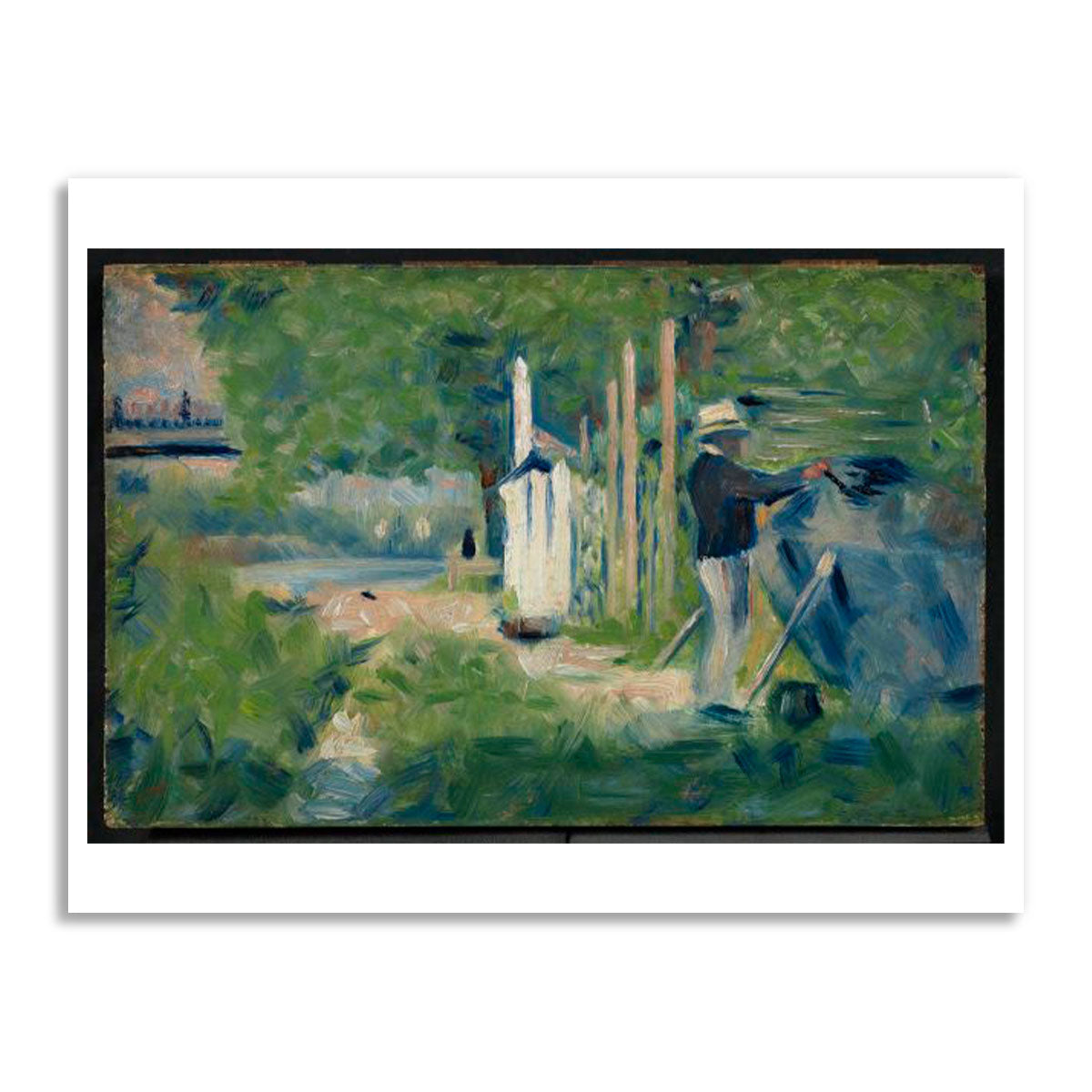 PC Georges Seurat Man Painting a Boat