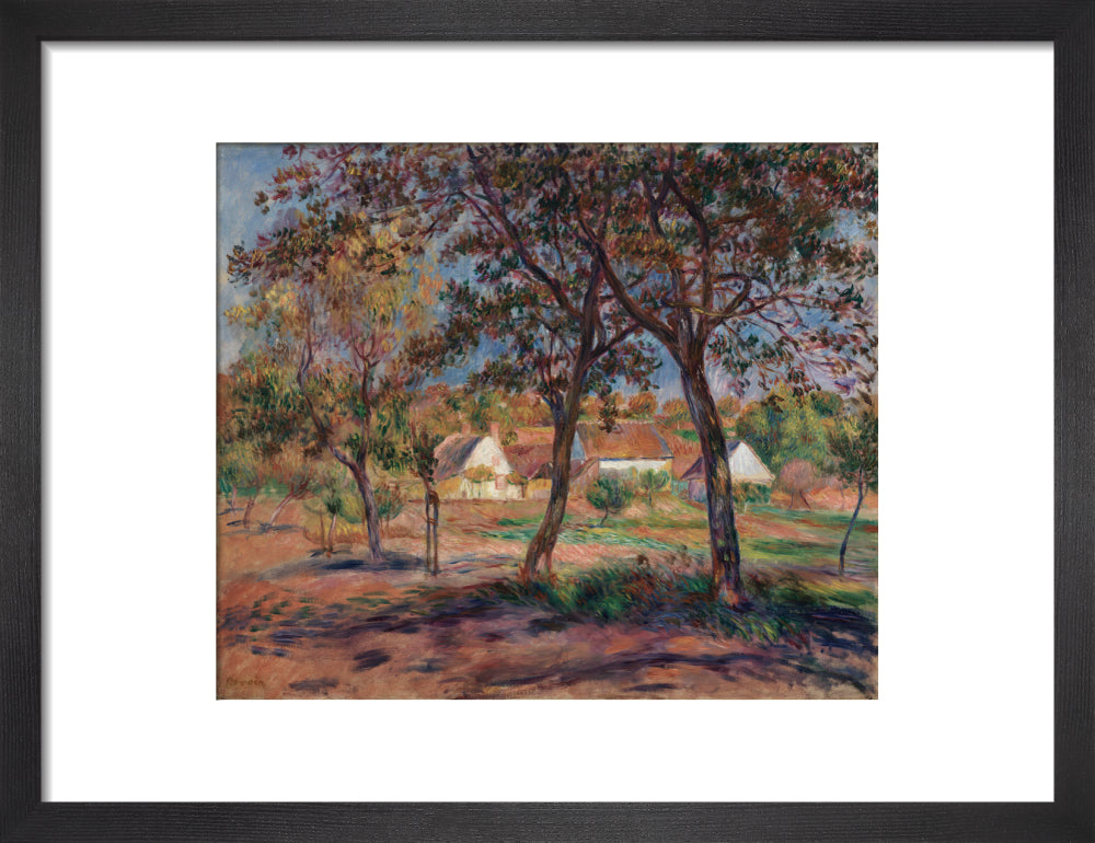 Outskirts of Pont-Aven (art print, small, black)