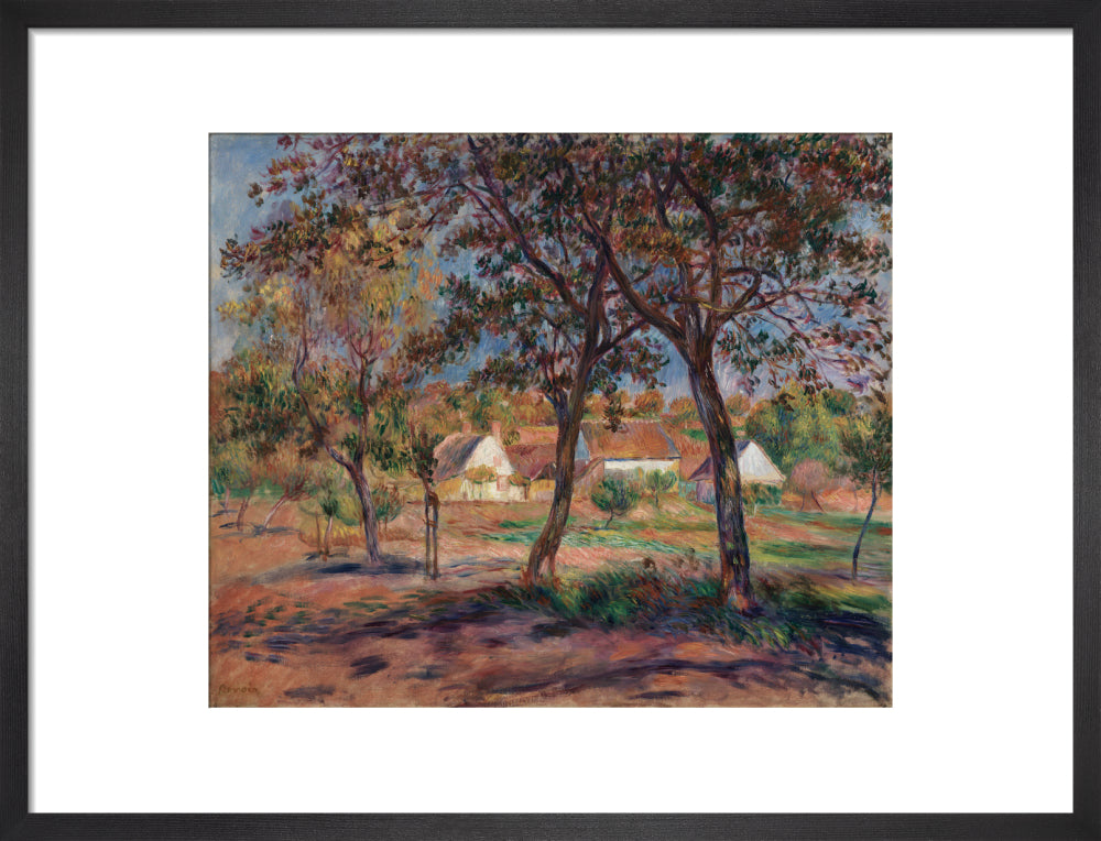 Outskirts of Pont-Aven (art print, medium, black)