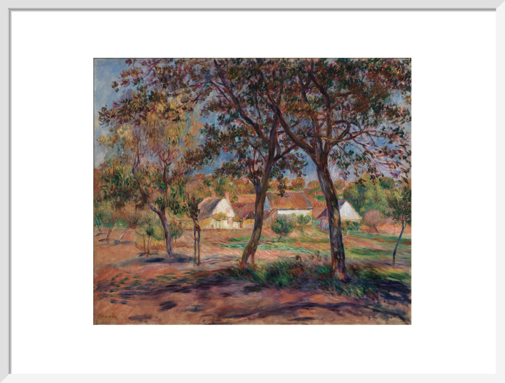 Outskirts of Pont-Aven (art print, large, white)