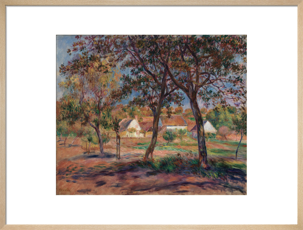 Outskirts of Pont-Aven (art print, large, natural)