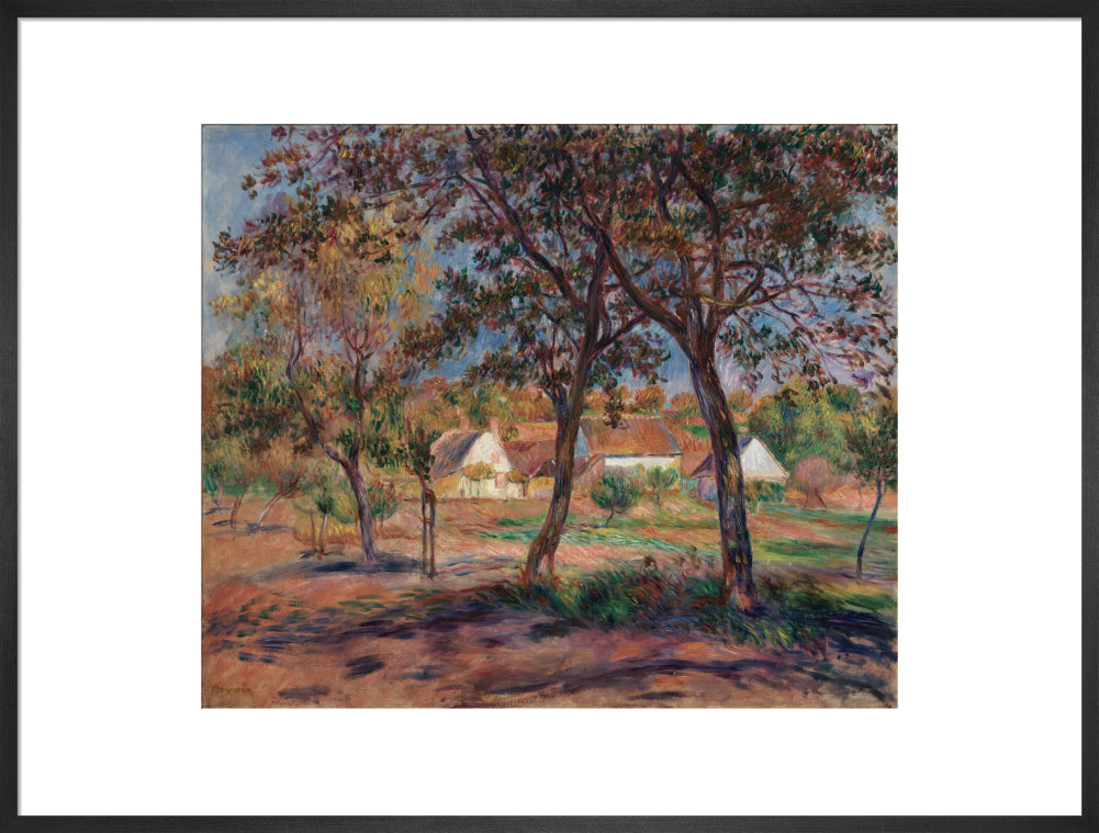 Outskirts of Pont-Aven (art print, extra large, black)