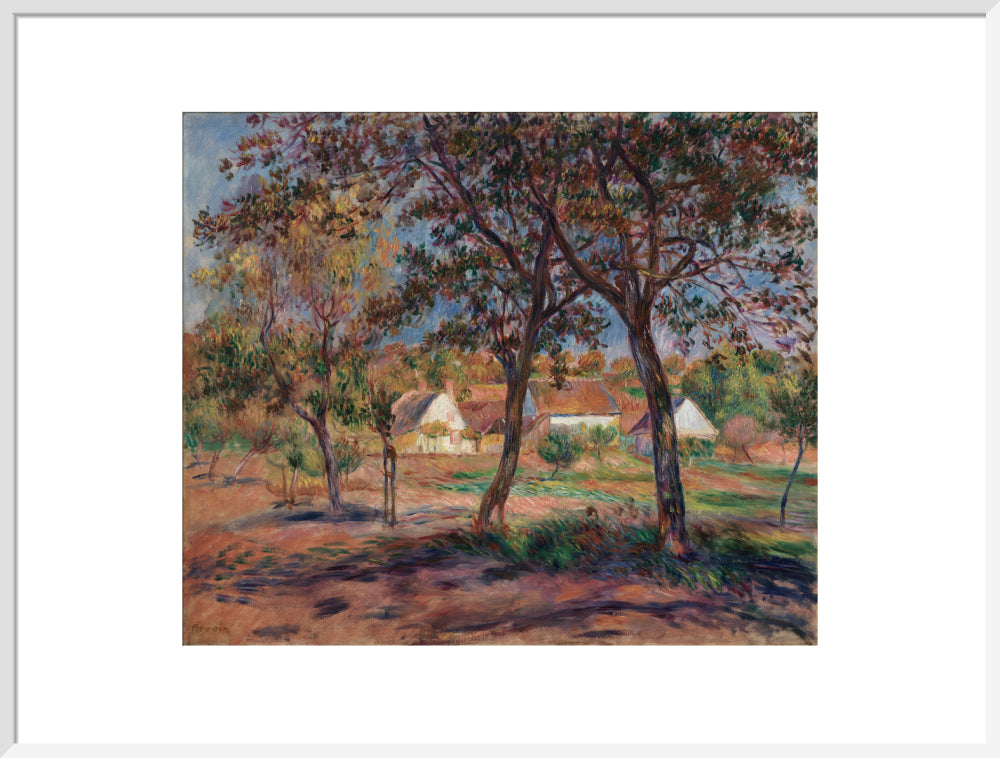 Outskirts of Pont-Aven (art print, extra large, white)