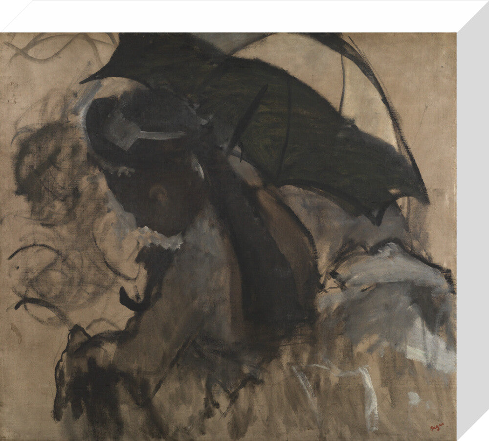 Lady with a Parasol (stretched canvas, small, unframed)