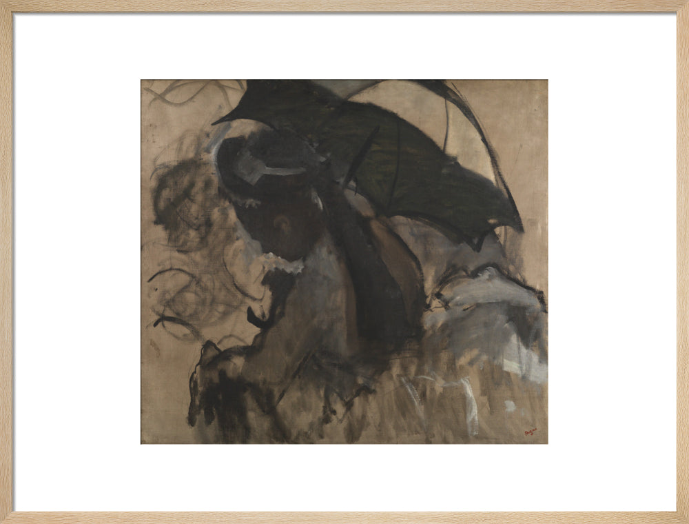 Lady with a Parasol (art print, large, natural)