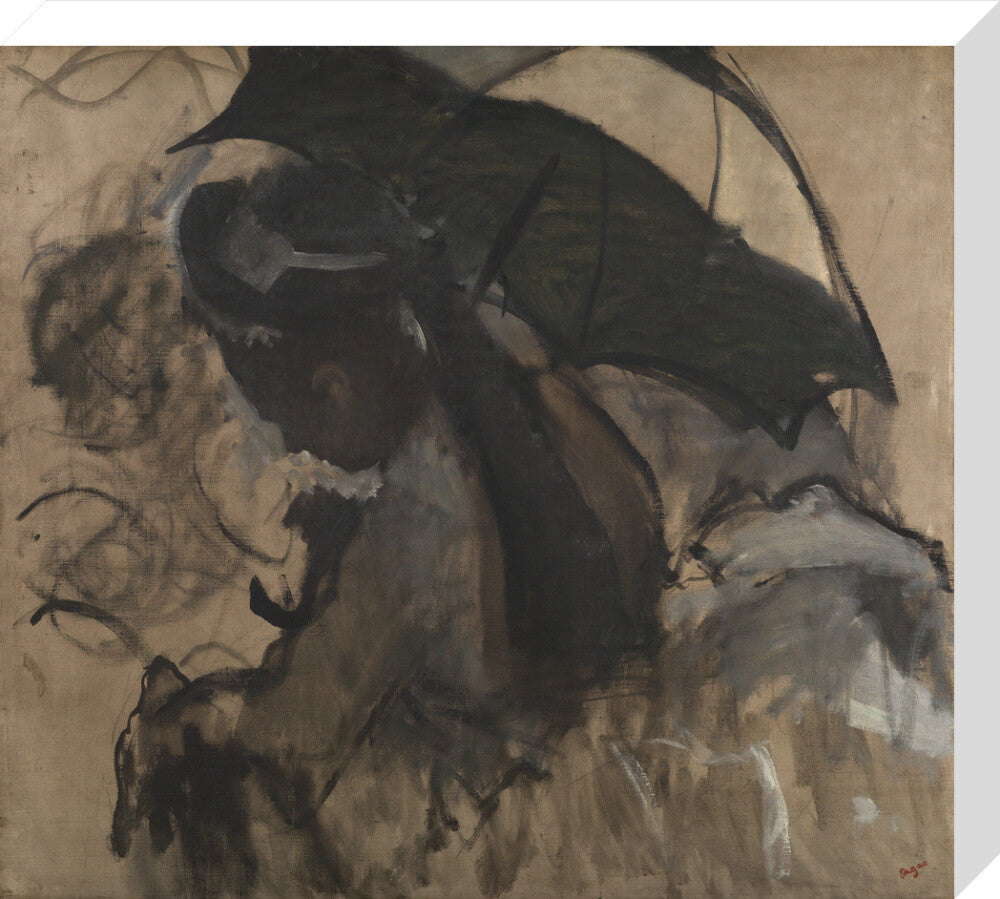 Lady with a Parasol (stretched canvas, medium, unframed)