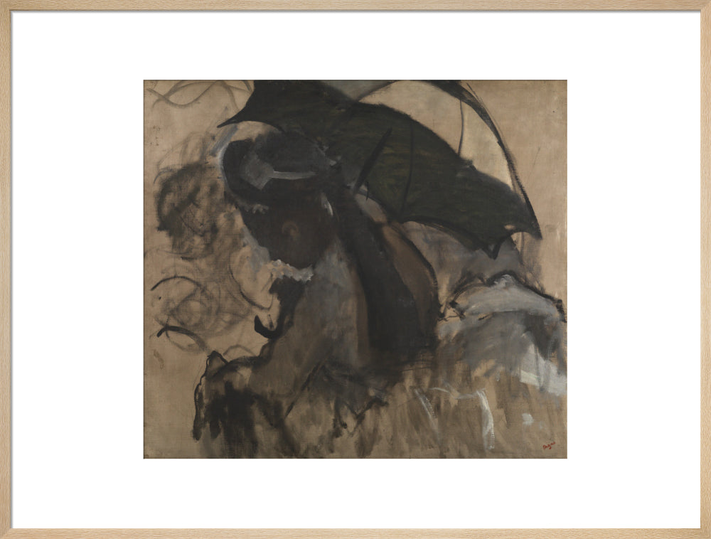 Lady with a Parasol (art print, extra large, natural)