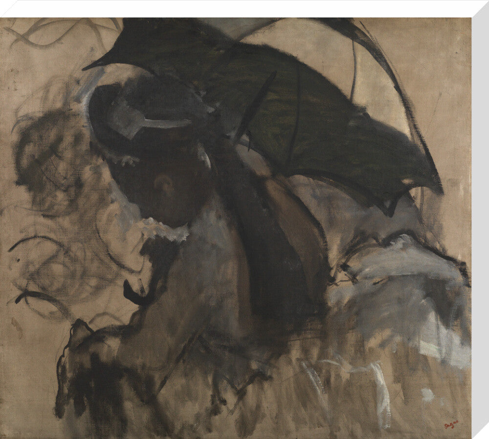 Lady with a Parasol (stretched canvas, large, unframed)