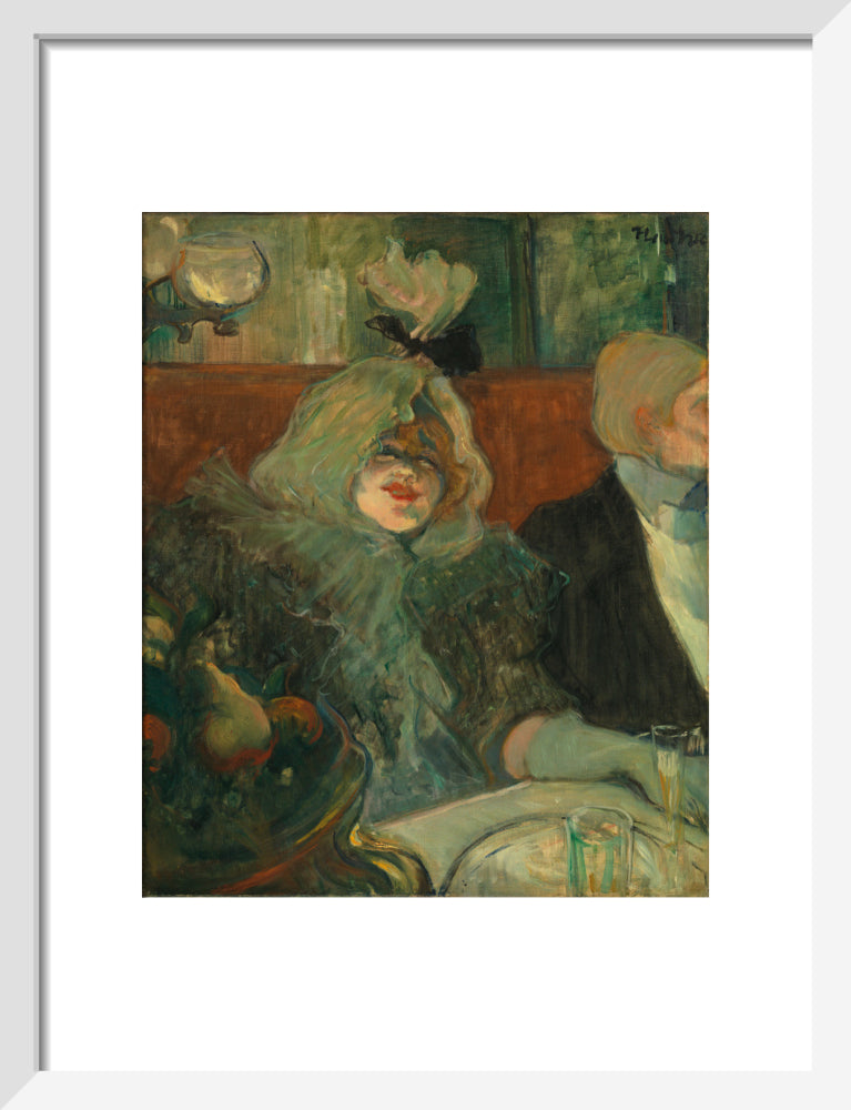 In a Private Dining Room (At the Rat Mort) (art print, small, white)