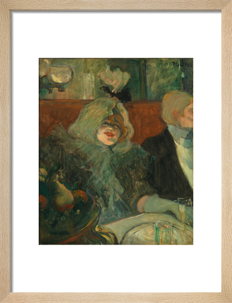 In a Private Dining Room (At the Rat Mort) (art print, small, natural)