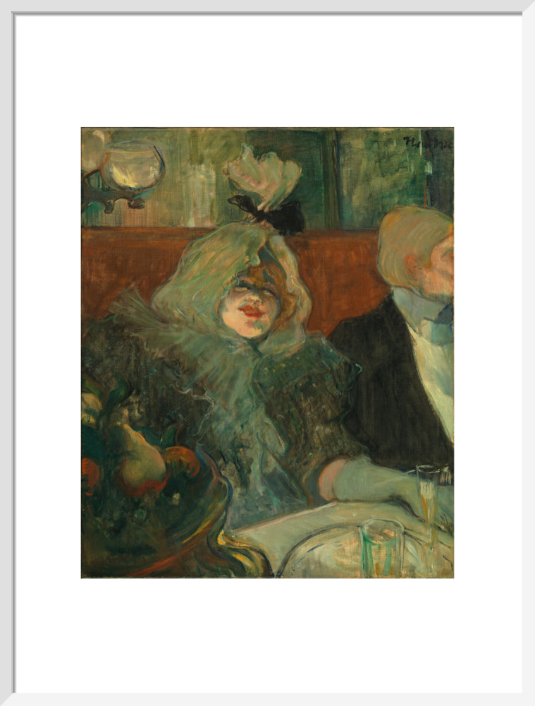 In a Private Dining Room (At the Rat Mort) (art print, large, white)