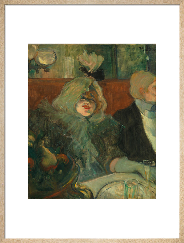 In a Private Dining Room (At the Rat Mort) (art print, large, natural)