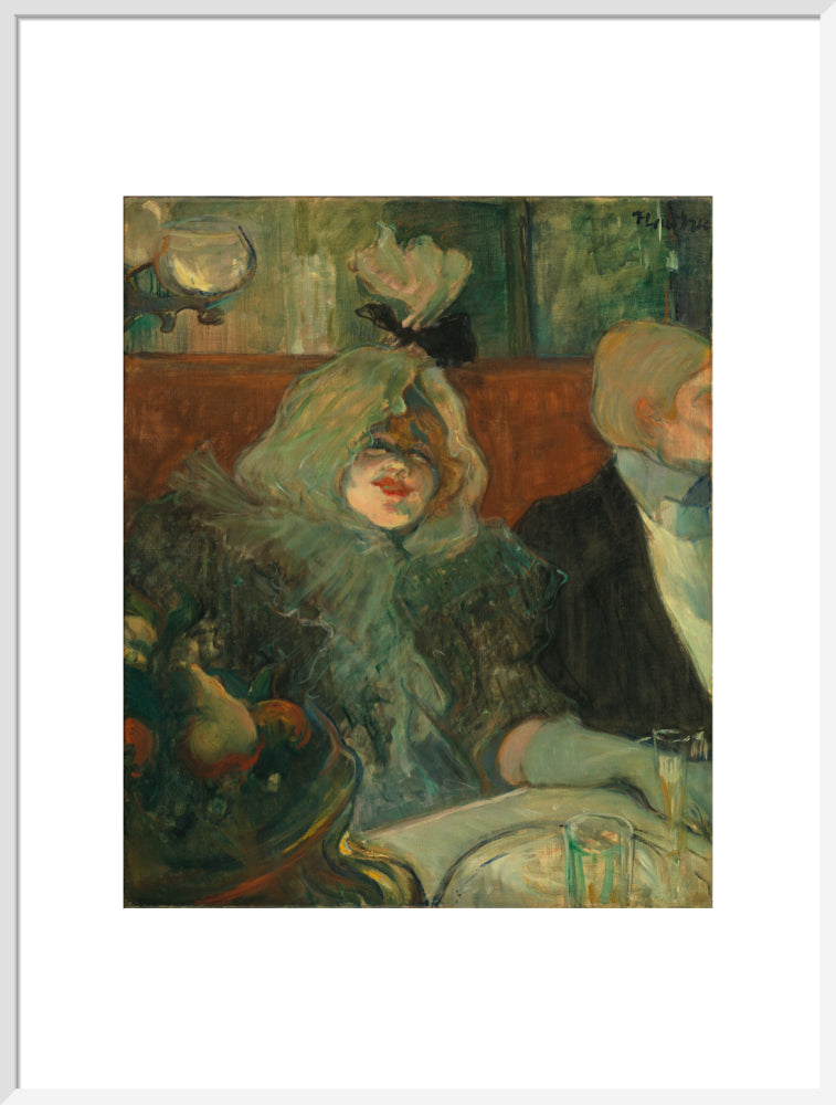 In a Private Dining Room (At the Rat Mort) (art print, extra large, white)