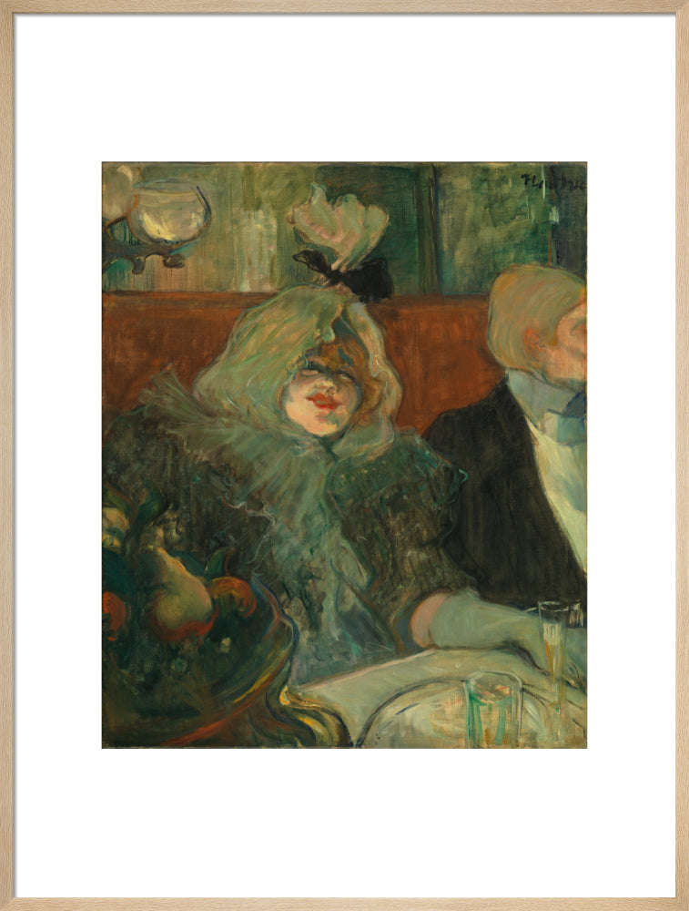 In a Private Dining Room (At the Rat Mort) (art print, extra large, natural)