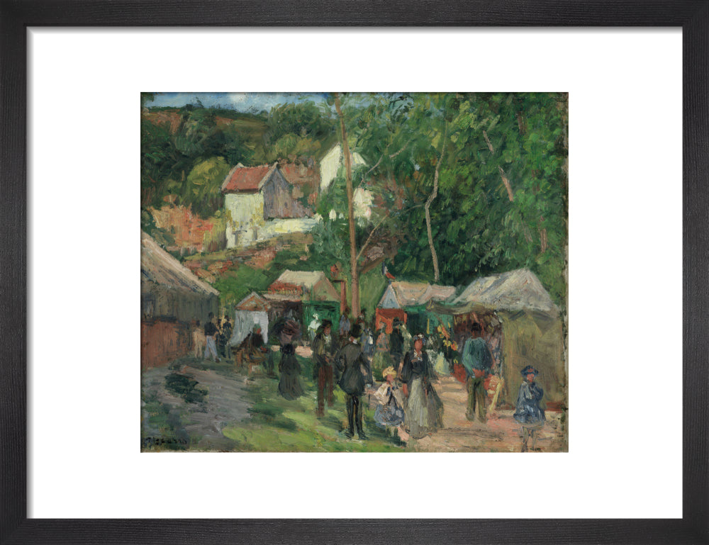 Festival at L'Hermitage (art print, small, black)