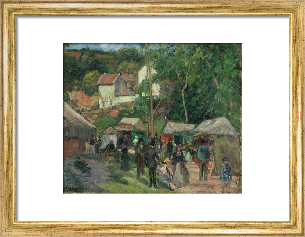 Festival at L'Hermitage (art print, small, gold)